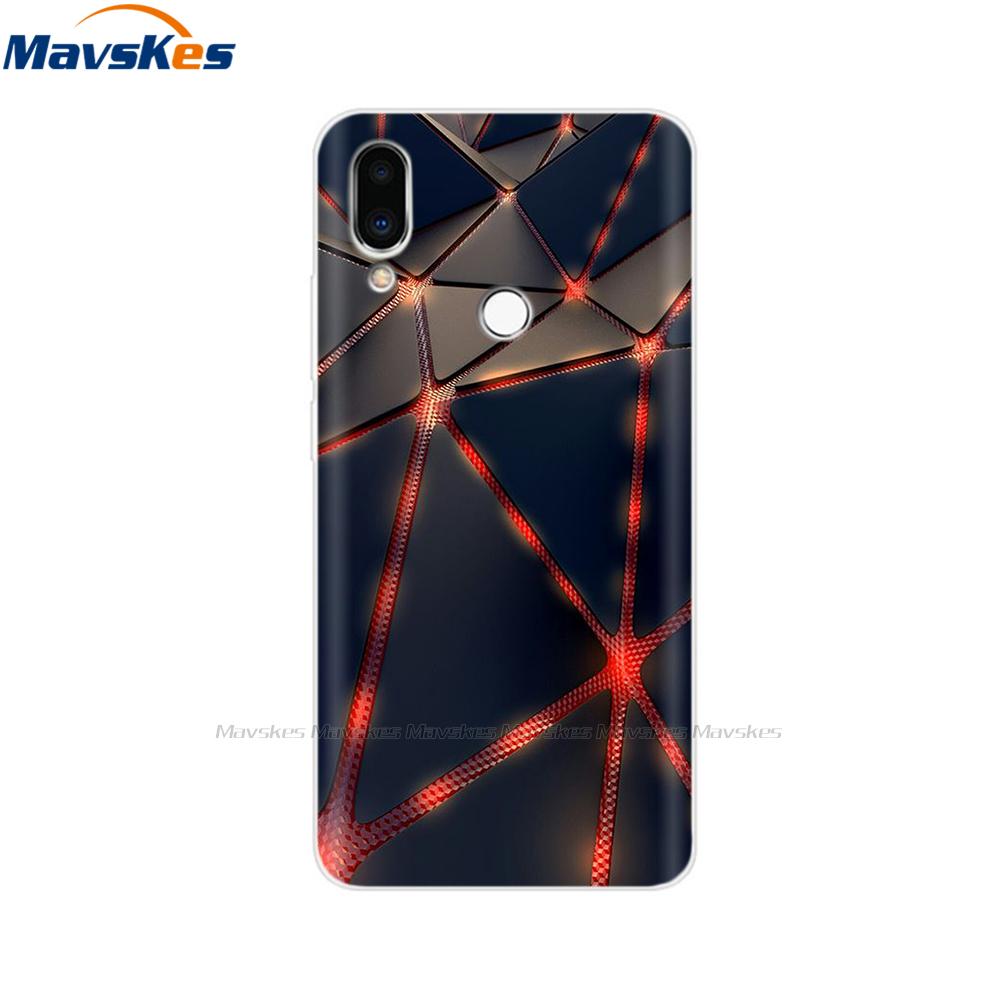 Soft TPU Case for Meizu Note 9 Cat Animal Flower Printed Protective Silicone Covers Phone Shells Bags Bumper for Meizu Note9