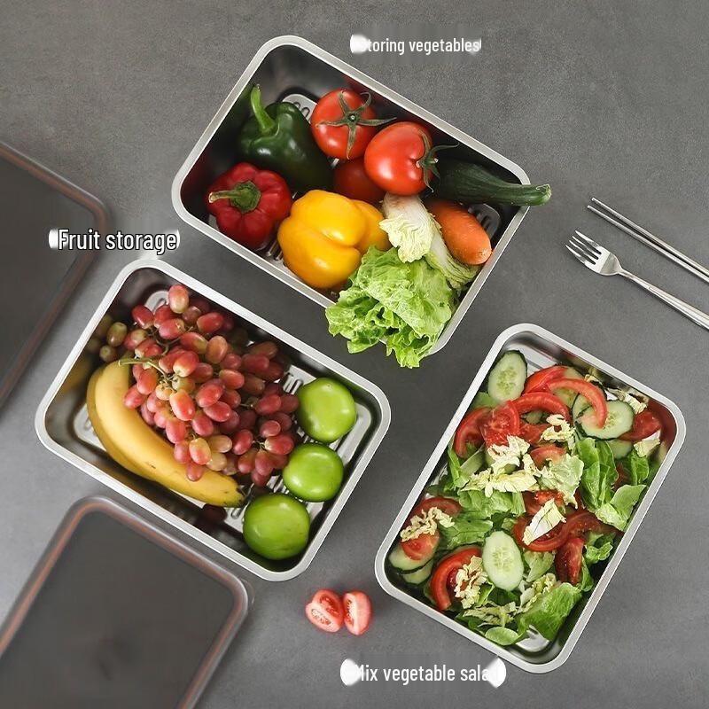 Yuzhou 316 Stainless Steel Large Capacity Food Storage Box