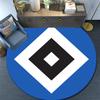Tappeto Rotondo Hamburger SV Sotto Sedie da Ufficio Camera da Letto Soggiorno Arredamento per la Casa