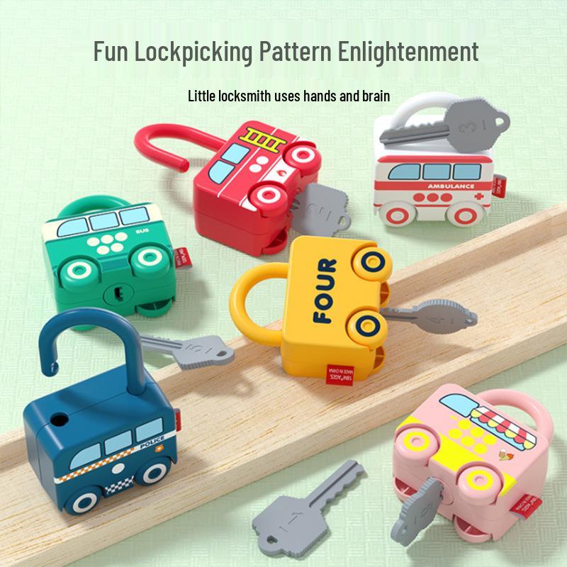 Children's Key Matching Puzzle Toy: Early Education Padlock & Life Skills Training