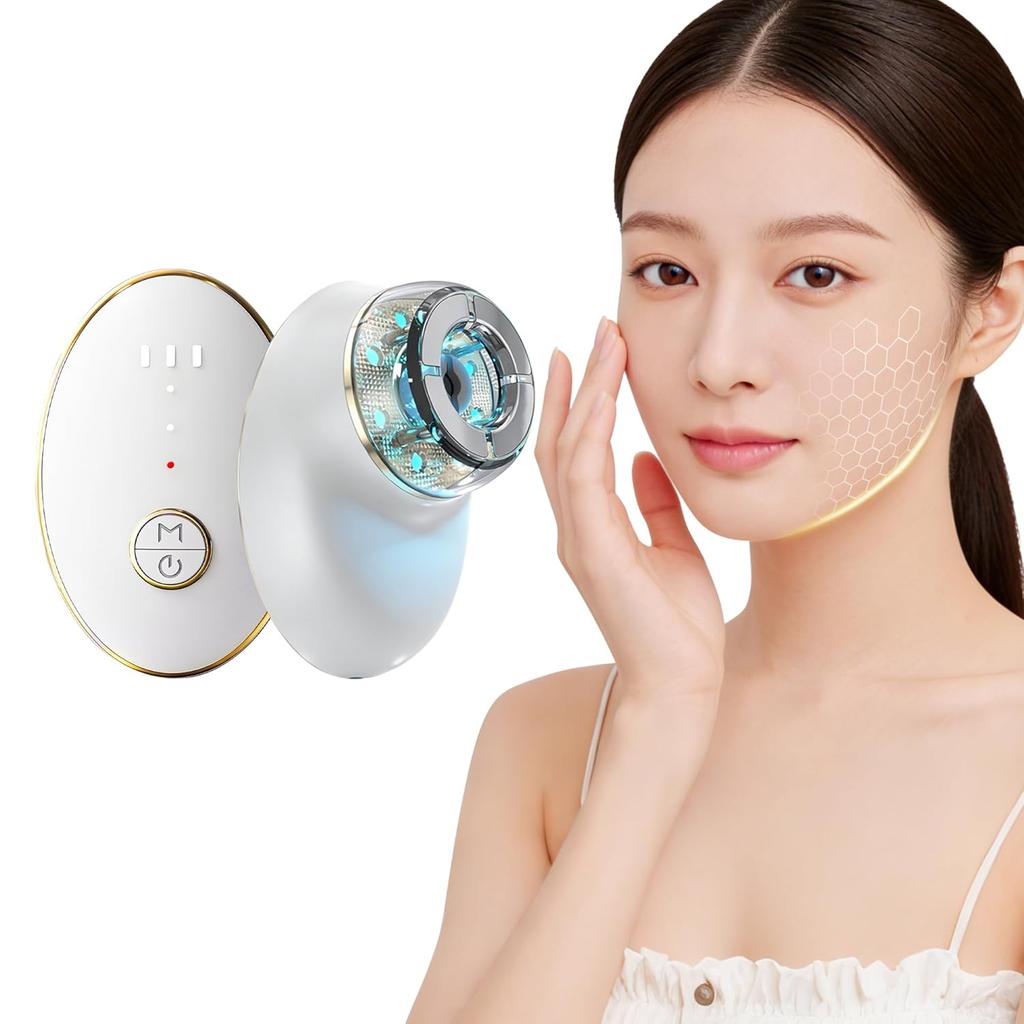 Facial device EMS vacuum negative pressure suction outer inner lift care 7 color light esthetic beautiful face line small 3 level adjustment clear Day