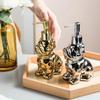 Ceramic Soap Dispenser Dog Shape Portable Hand Sanitizer Lotion Bottle Home Bathroom Shampoo Shower Gel Bottles Home Accessories