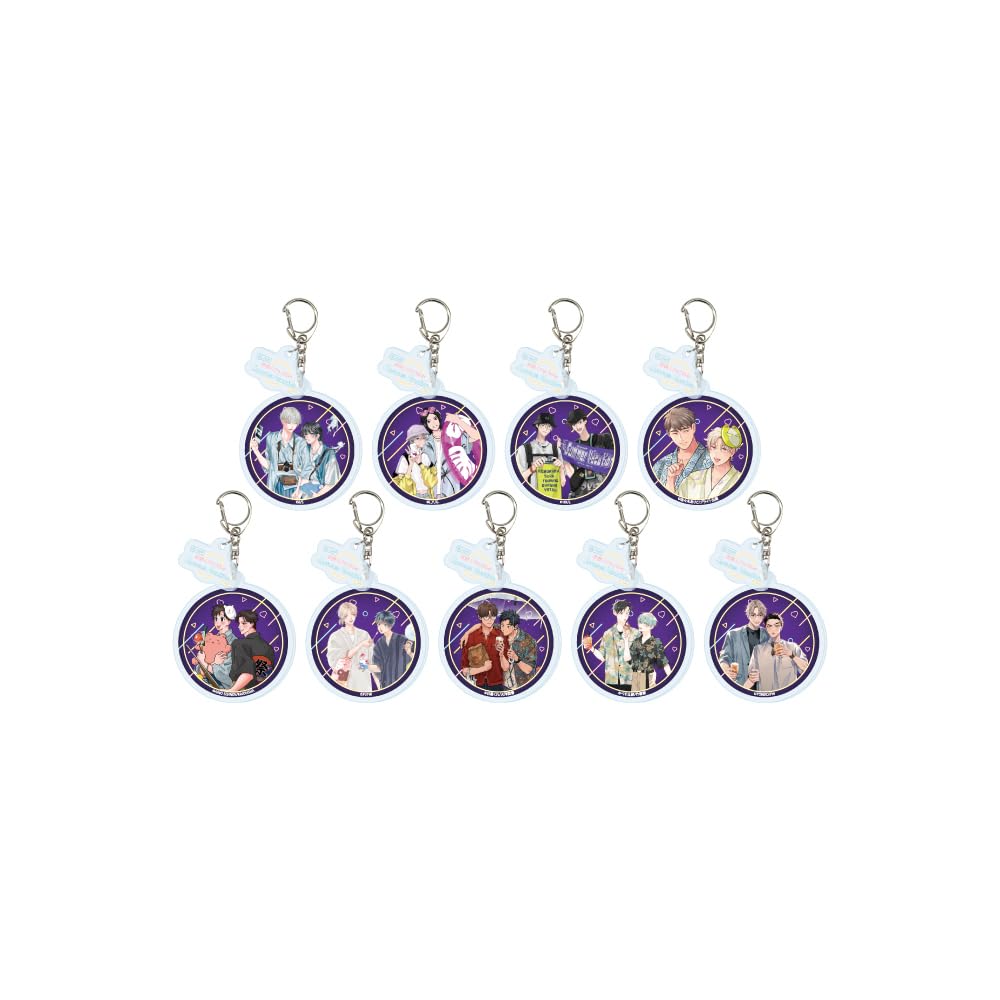 

Summer BL Fair 02 Acrylic Keychain with Parts Complete Set of Working Couple s Vacation [Original Illustration] (Box 9)