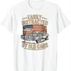 Easily Distracted By Old Cars Classic Car Guy Funny Vintage T-Shirt Summer Streetwear Tops Vintage Clothes Unisex
