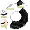 A60zring Gauge Set 12-Piece Rubber Jeweler' S Metal Finger Sizing Stick Wire Wrapping Toolmay