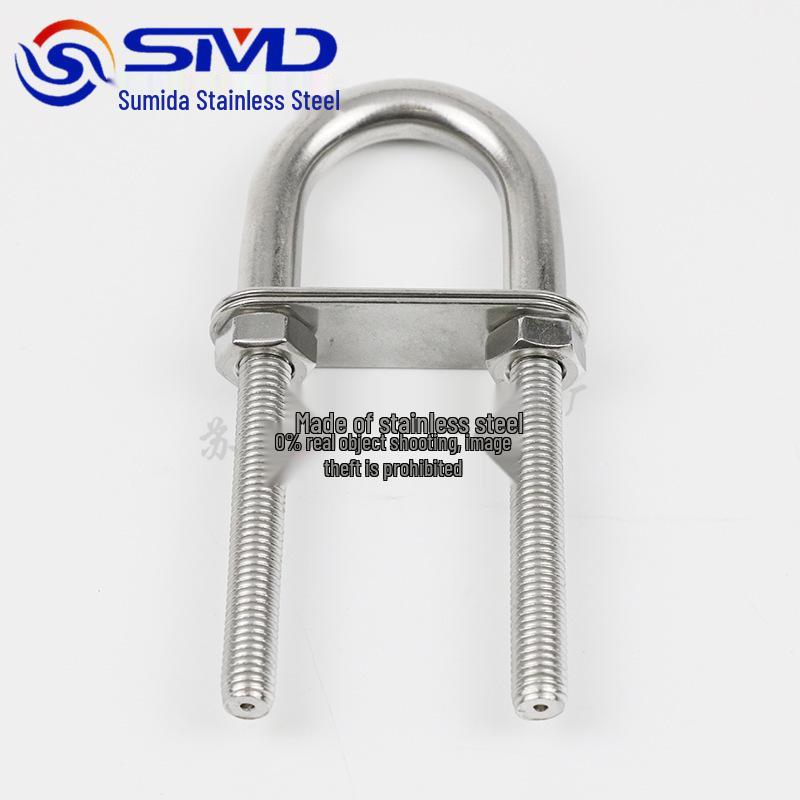 304 Stainless Steel U-Bolt with Nut & Washer for Marine/Yacht Rigging