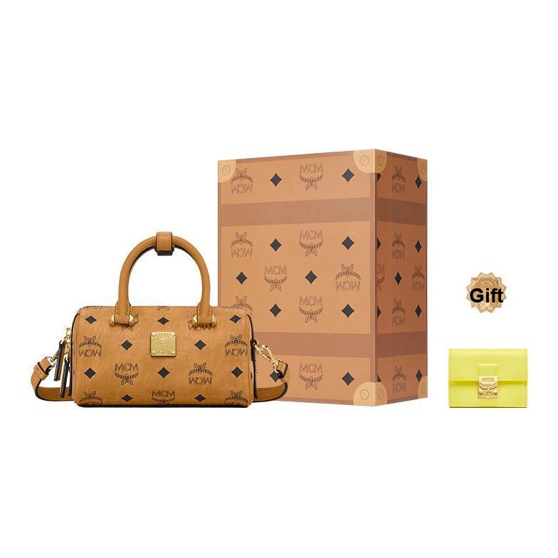New MCM Essential Visetos Origina Monogram Motif Tote Bag MWBAASE03CO001