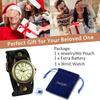 JewelryWe Antique Style Unisex Watch Retro Dial Frame Leather Alloy Brown Gift for Birthdays and Children's Day