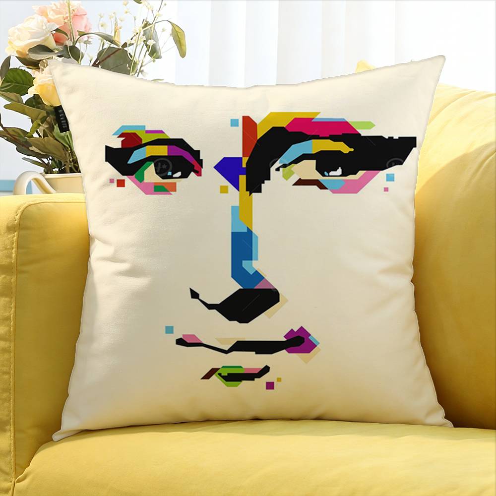 Mona Lisa Funny Meme World Various Sizes Square Pillow Case For Car Home Bedchamber Decor