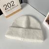 The Large Head Girdle Warm Ear Protecting Knitted Cap Is Fashionable and Versatile Making Your Face Look Good. The Small Woolen Cap Keeps You Warm