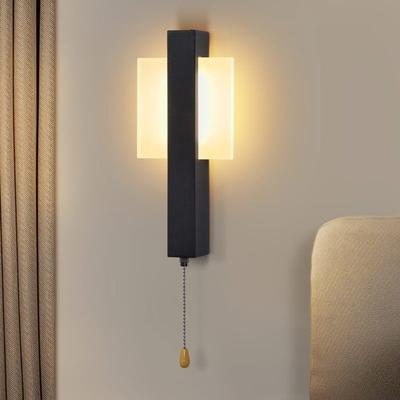 Indoor LED Wall Sconce - NETTLIFE - Nettlife - Modern - Black - 6W - Pull Switch