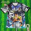 Japan National Team Soccer Jersey Anime Digital Collab Edition Mens Breathable Quick-Dry Short Sleeve Football Shirt