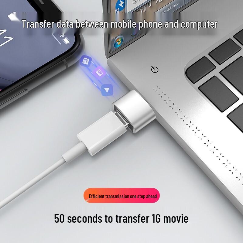 Fast Charging USB to Type-C Adapter for iPhone