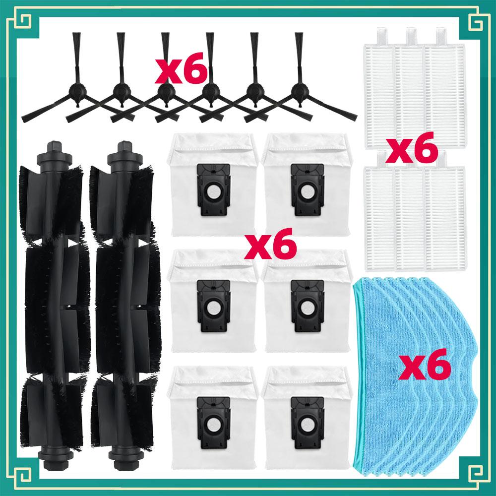 Fit For TP-Link Tapo RV10 / RV10 Plus / RV20 Mop / RV20 Mop Plus / RV30 / RV30 Plus Parts Main Side Brush Filter Mop Dust Bag