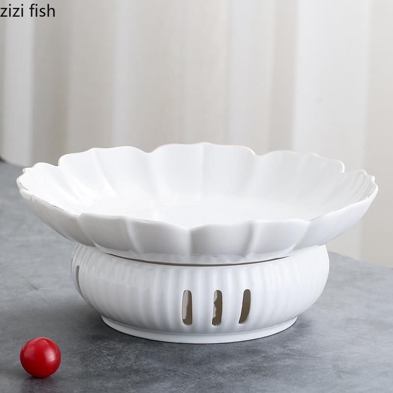 Candle Heating Furnace Dining Plate Ceramic Stove Tableware Warming Tray Serving Plate Fruit Bowl Dessert Bowl Soup Plates Dish