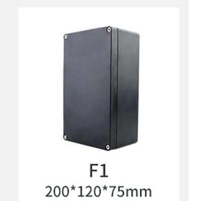 Black Junction Box Outdoor Waterproof Plastic Case Electronic Project Case Instrument Waterproof Junction Box Housing Enclosure