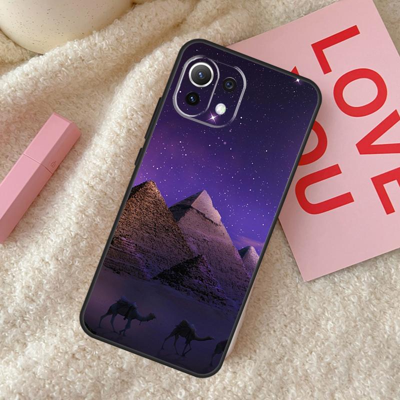 Egypt Pyramids Case For Xiaomi 14 15 Ultra 15T 14T 13T Pro 17 Pro Max POCO X7 Pro X3 X5 X6 F5 F6 F7 F8 Cover