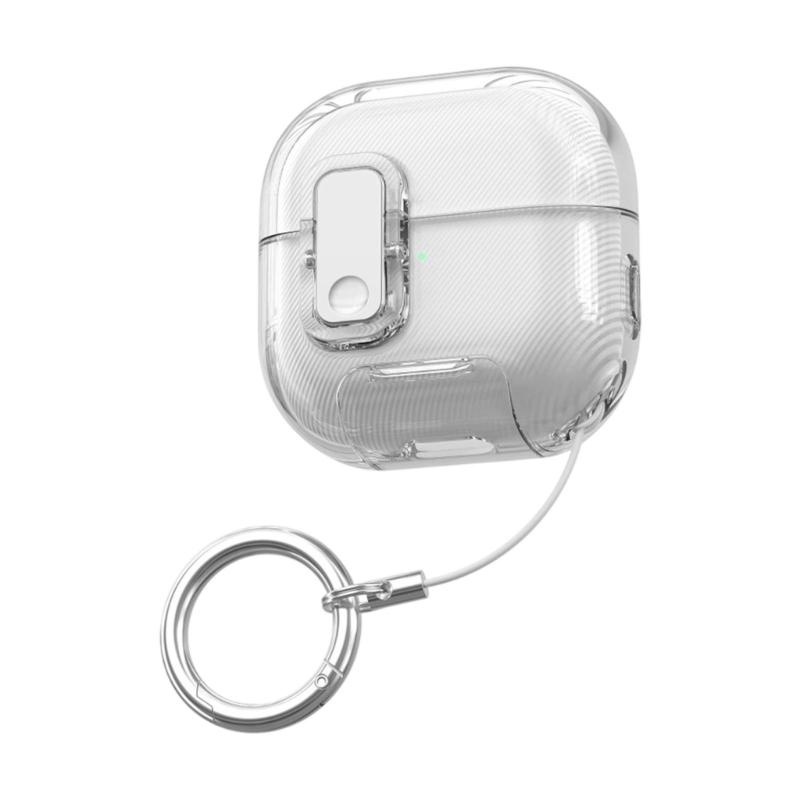Clear Hard Shell Cover With Lock Buckle For FreeClip 2 Headsets, AntiScratch And Shockproof Protections Shell For Daily Use