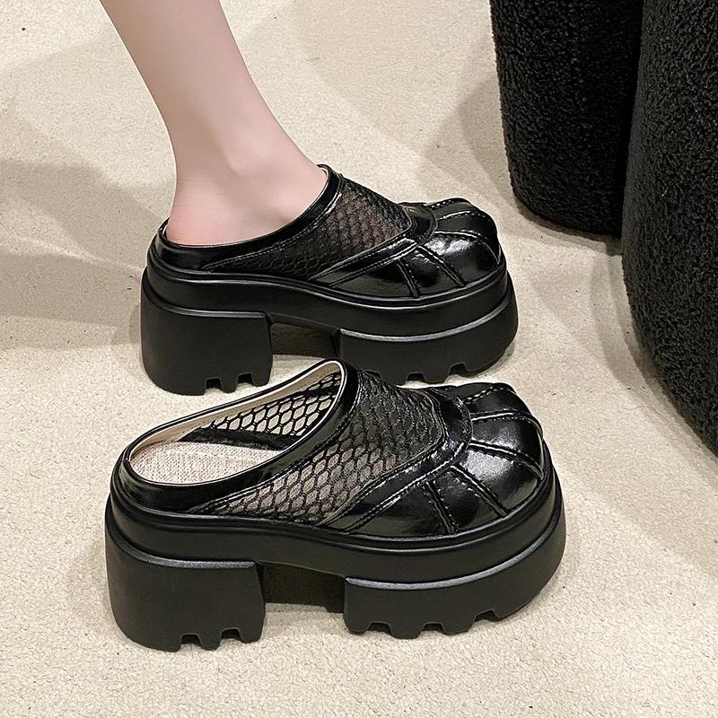 Fashion 10CM Fashion Brand High Heels Shoes Beach Slippers Chunky Sandals Designer Women Platform Shoes Summer New Pumps Women Sandals