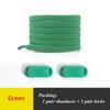 1Pair No Tie Shoelace Flats Elastic Shoe Laces Kids Adult Sneakers Shoelace Quick Lazy Laces 24 Color Buckle Strings Sports Shoe