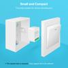 1pc 16A Mini Wifi DIY Light Switches Module 2-way Control Work With Tuya Smart Life Alexa Alice Google Home