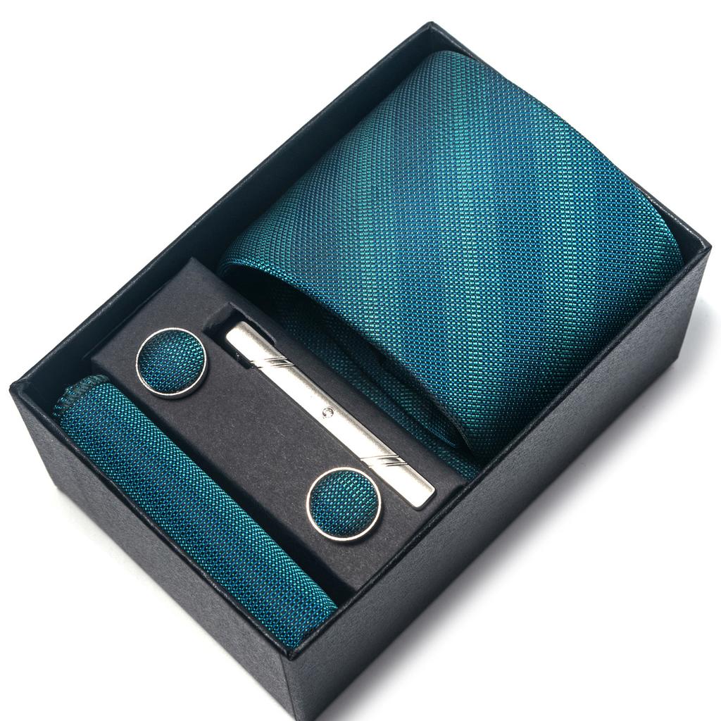 1200-Pin Men'S Tie Net Color Gift Box Tie Set Group Business Dress Wedding Tie Factory