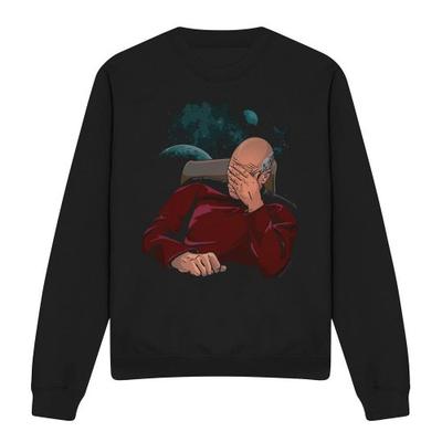 STAR TREK Unisexová dospělá mikina Facepalm