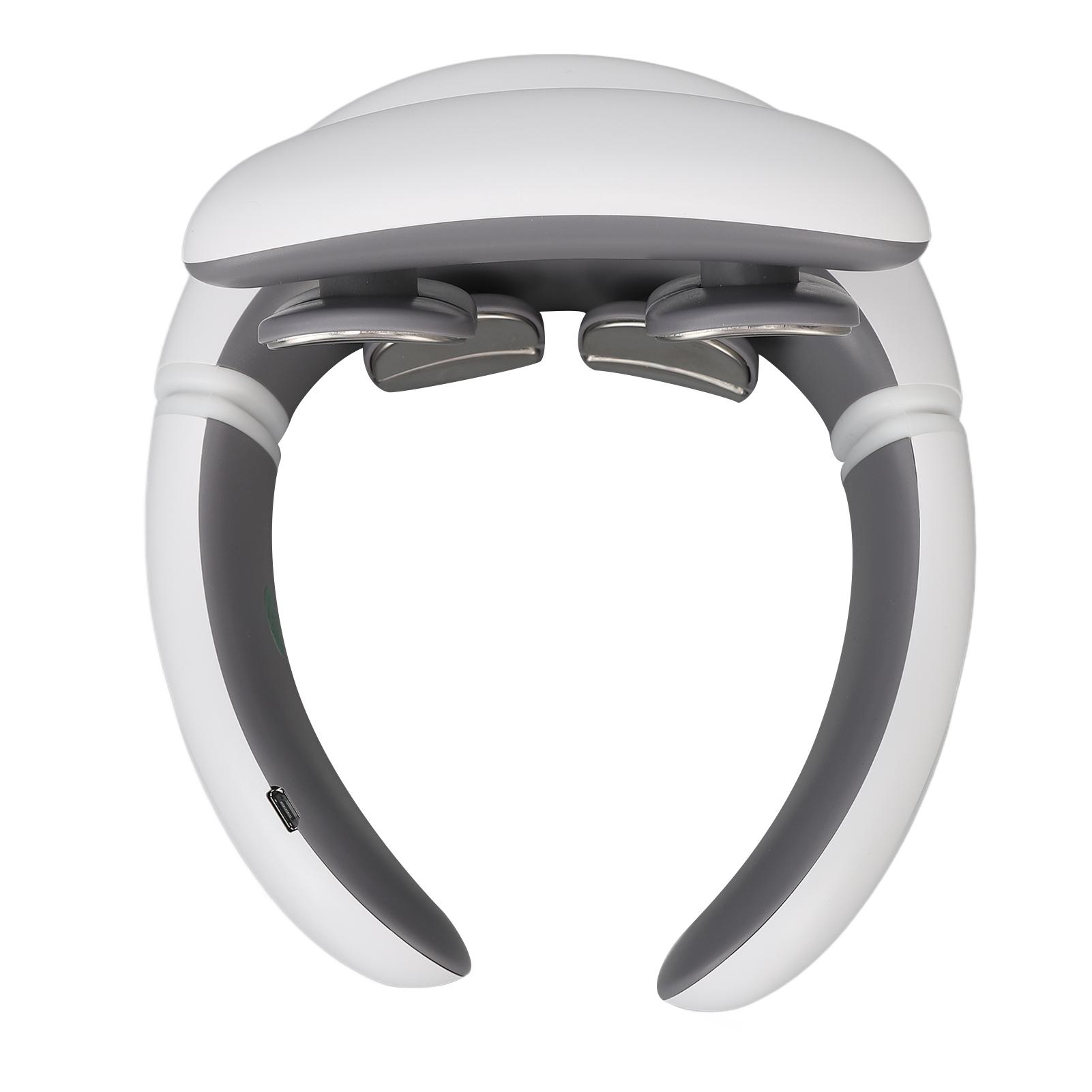 

USB интеллектуальный массажер для шеи 6 режимов разминания горячий компресс TENS импульсный согревающий массажер для шеи