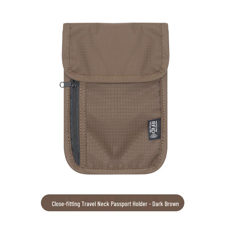 RFID-blokující náprsní taška na pas a telefon s ochranou proti krádeži a stíněním signálu