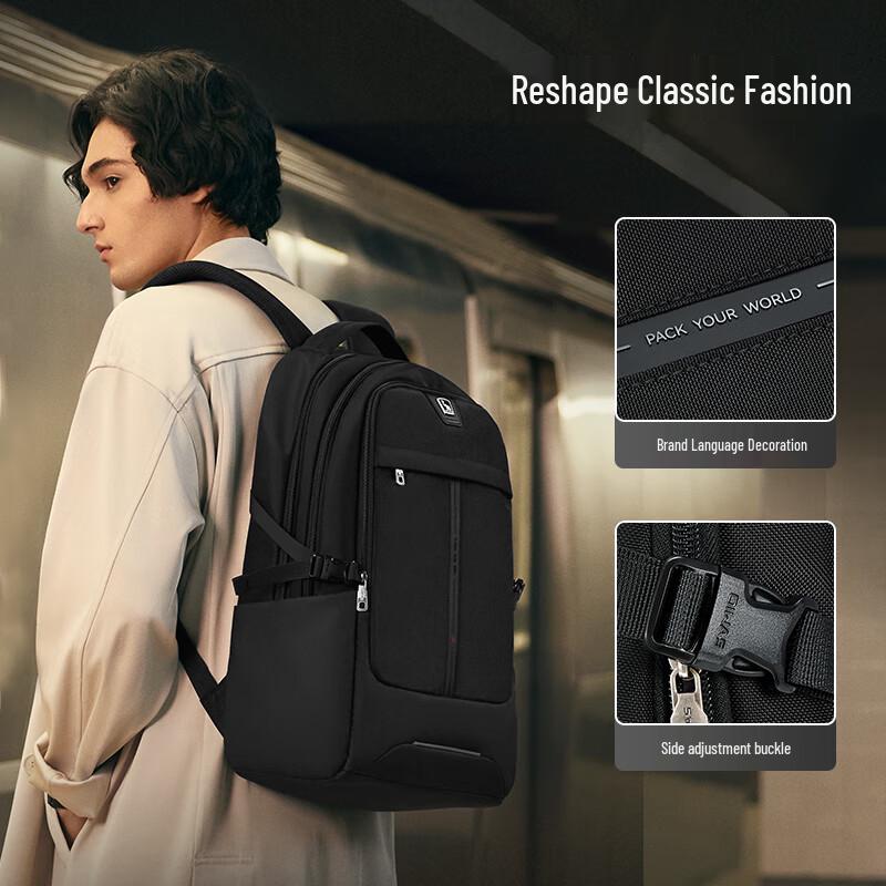 Aiwashi Twin Towers 17.3-inch Laptop Backpack