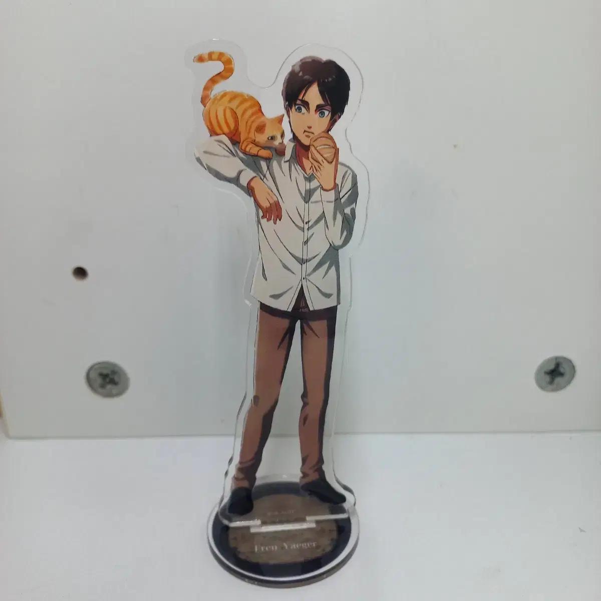 

Attack On Titan Eren Unsealed Princess Cafe Cat Acrylic Stand Sell