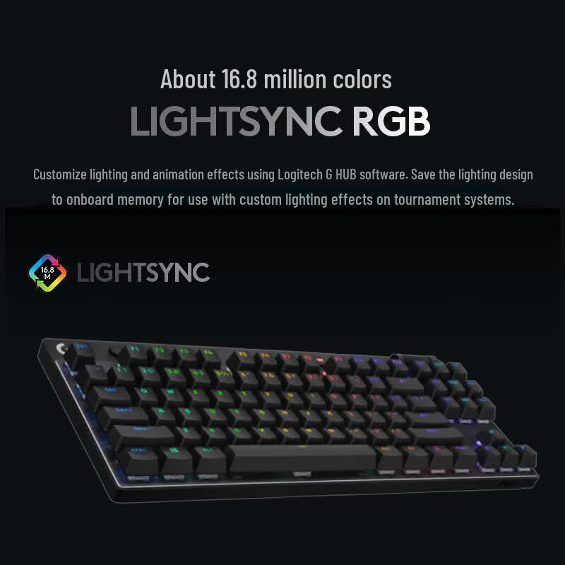Logitech G PRO X TKL LIGHTSPEED Tri-Mode Mechanical Gaming Keyboard