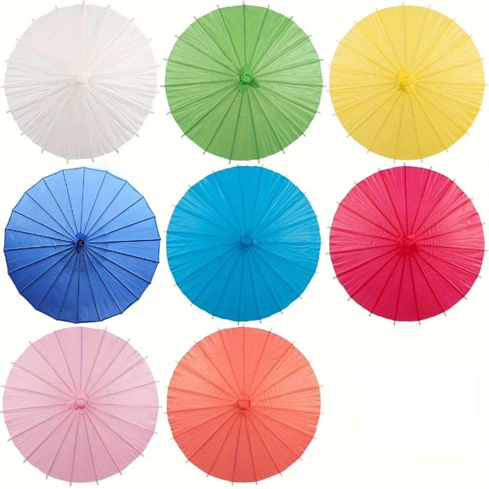1 Stuk 20/30/40/60cm Papieren Paraplu Fotografie Prop voor Babyborrel Verjaardag Bruiloft Verjaardag