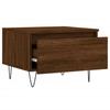 Coffee Tables Set of 2 Brown Oak Effect 50 x 46 x 35 cm Particleboard