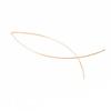 Minimalist Fish Hook Earrings , Geometric Alloy Drop Earrings for Women , Trendy Fashion Accessories
