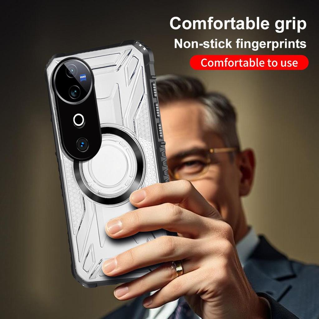 Battle Shadow Series Armor Phone Case for Vivo V40,V40 Pro Shockproof Anti‑Drop Protective Cover