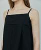 IHR Back Button Sleeveless Top / Black