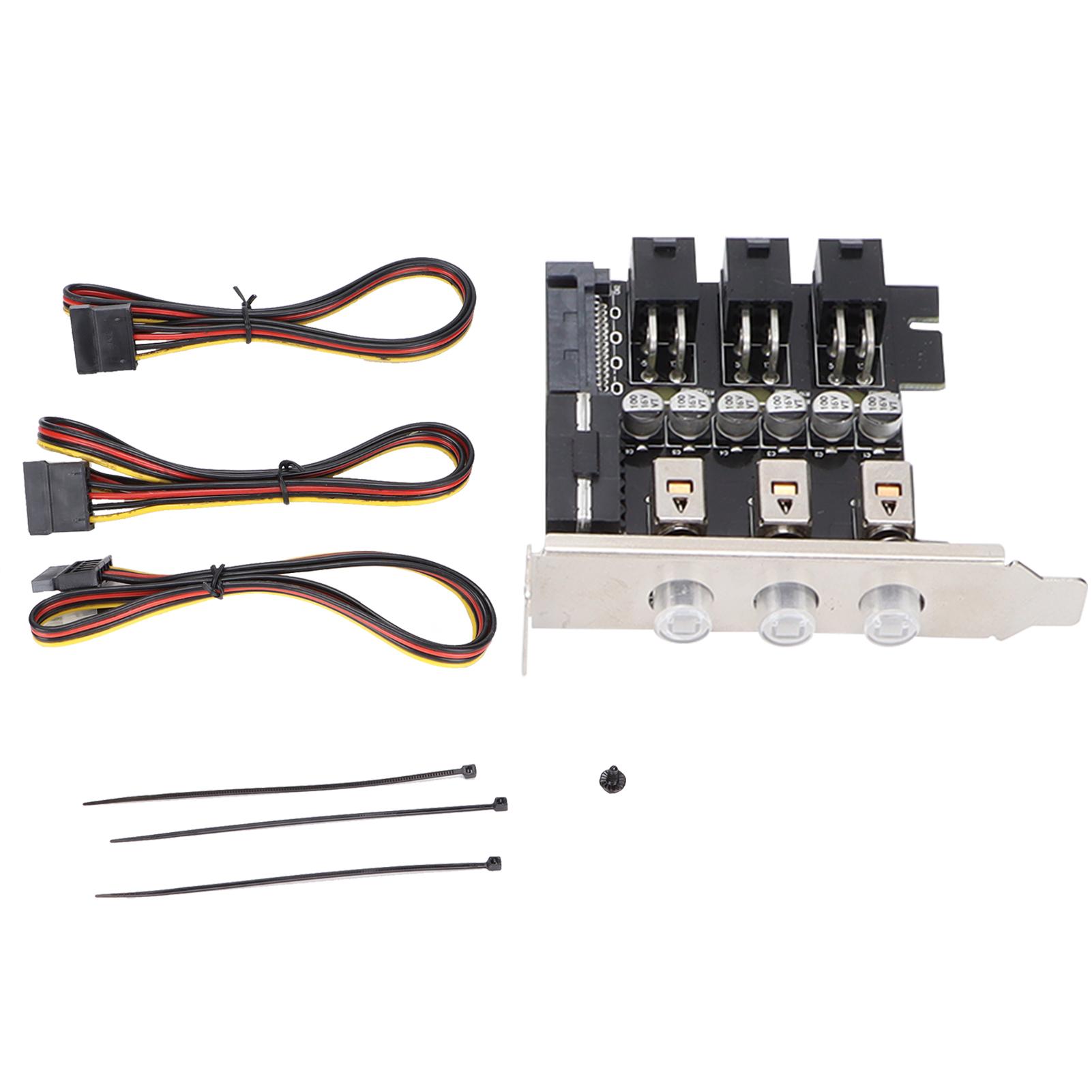 

HDD SSD Power Switch 2 Channel 3 Position Independent Switch Hard Disk Power Switch Module