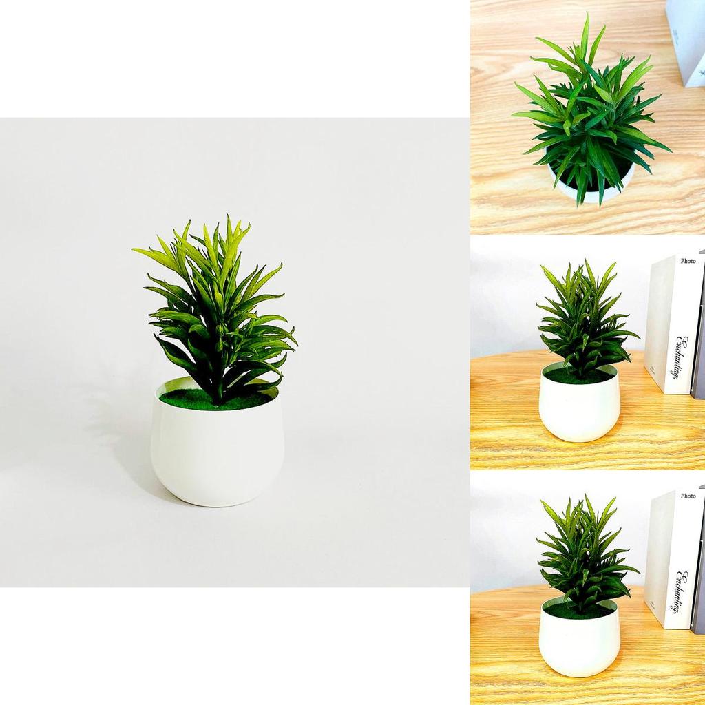 Fake Succulent Plant Pot With Pvc Material For Home Decor And Office Display