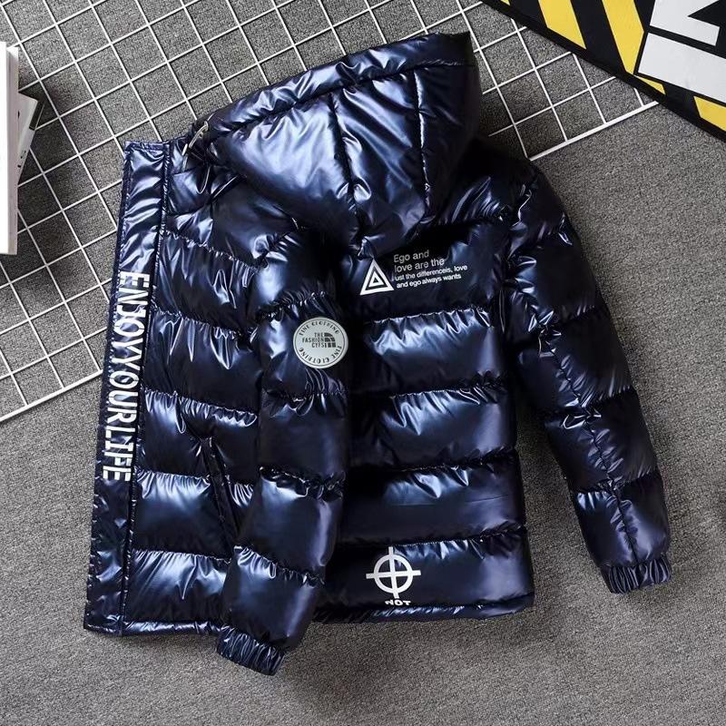 Giacca Imbottita in Piumino e Cotone da Ragazzo Antivento Capispalla Ispessito Inverno Autunno Caldo Abbigliamento per Adolescenti Bambini