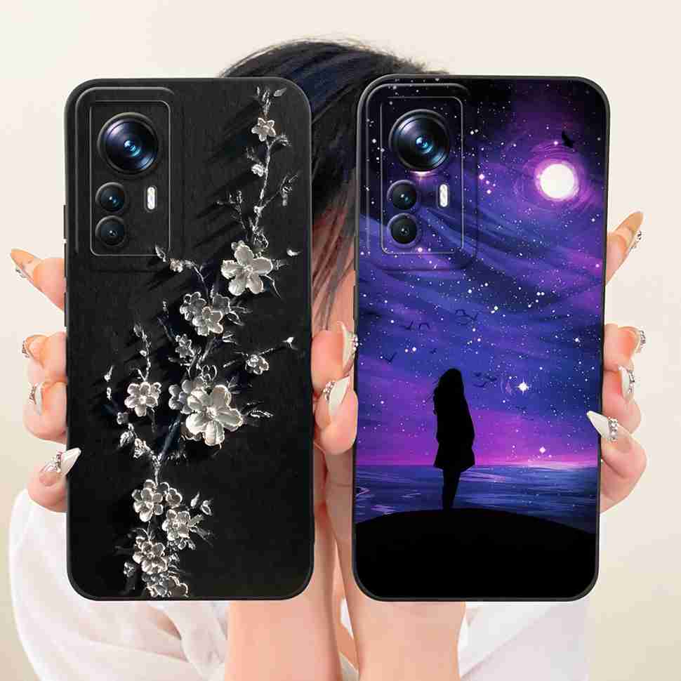 For Xiaomi Mi 12T Case 22071212AG Cute Cartoon Cat Panda Silicone Back Cover For Xiaomi Mi 12t Bumper Phone Cases Fundas