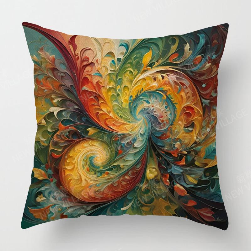 Tropical plant pattern cushion set bedroom cafe decor ins style living room sofa pillow set Throw pillowcase 40x40cm 45x45cm