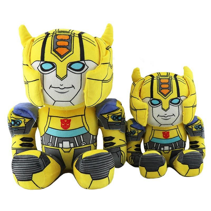 Transformers Bumblebee Plush Toy Robot Stuffed Animal Birthday Gift for Kids Soft Cuddly 30cm