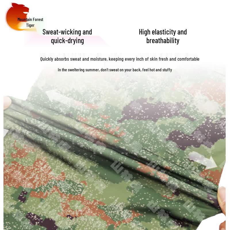 Mountain Forest Tiger Camouflage Outdoor Face Masks, Neck Gaiters & Arm Sleeves