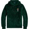 Polo Grafikus Nyomtatású Kapucnis Pulóver Férfi pulóver Zöld 710930550001