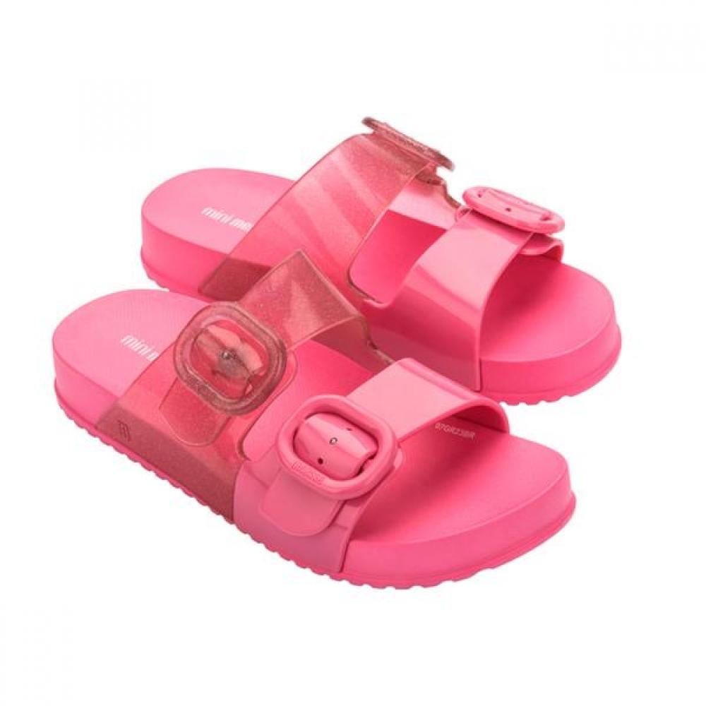 Mini MeliSSa Toebox Jelly Sandal Cozy Slide Sandal Youth Slipper MSyce2tScS12 S 