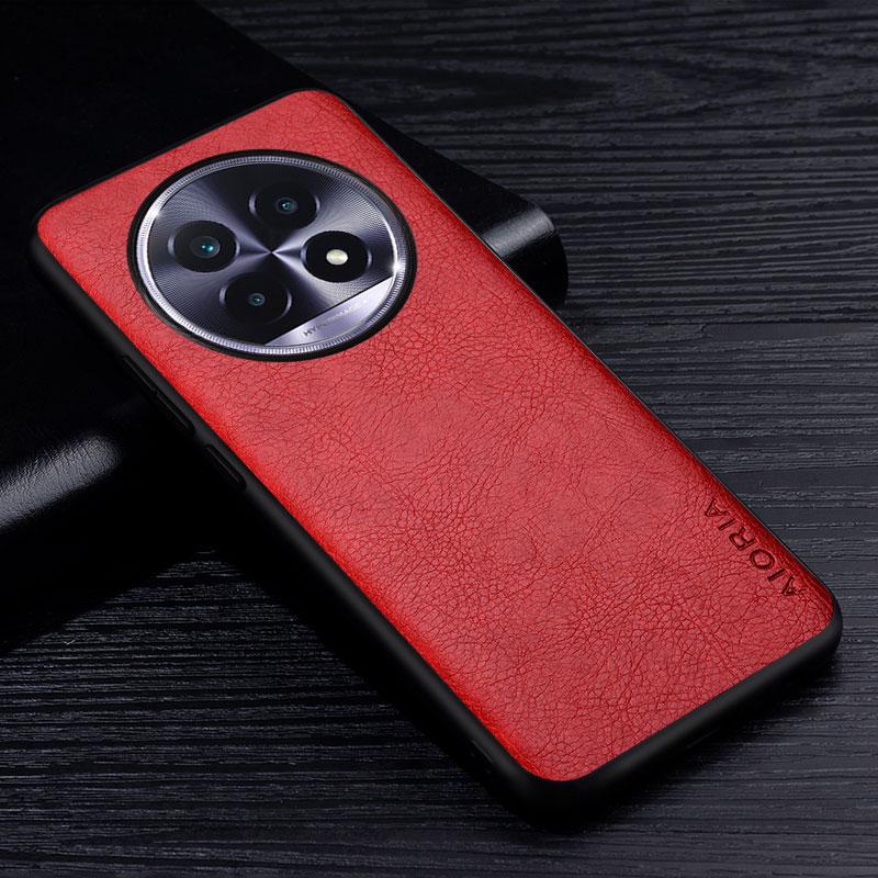 Leather Case For Realme 13 Pro Plus 5G Premium Business Style Retro Litchi Pattern Back Cover for Realme 13 Pro case