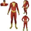 Golden Thunder Shazam Bodysuit Halloween Costume For Kids And Adults