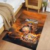 Naruto Character Customize Text Floor Rug Office Rug Suitable for Study Room Decorate Room Kitchen Playrooms Anti-slip Rug Anime Office Decor