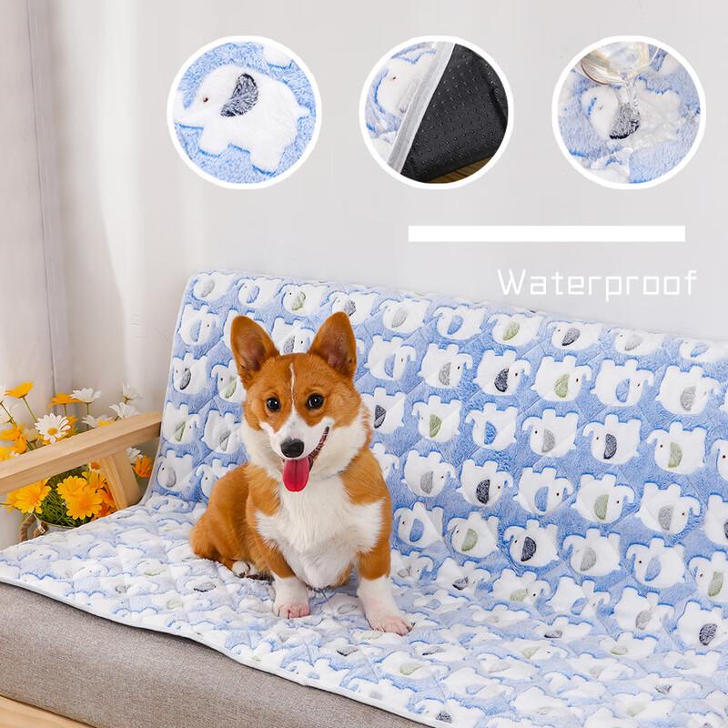 Machine Washable Waterproof Plush Pet Training Pad